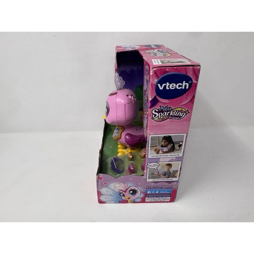 VTech Sparklings Penny The Peacock Interactive Learning & Playtime Companion Toy
